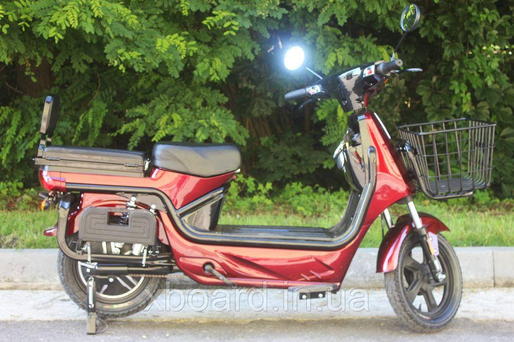 Электровелосипед Zaria Tiger (красный)