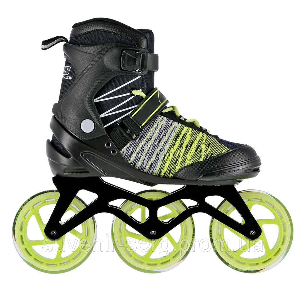 

Роликовые коньки Nils Extreme черно-зеленые Size 40 NA1206 SKL41-227576, Черный/зеленый