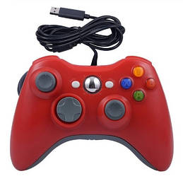 Проводной джойстик Xbox 360 Microsoft Windows Геймпад Red