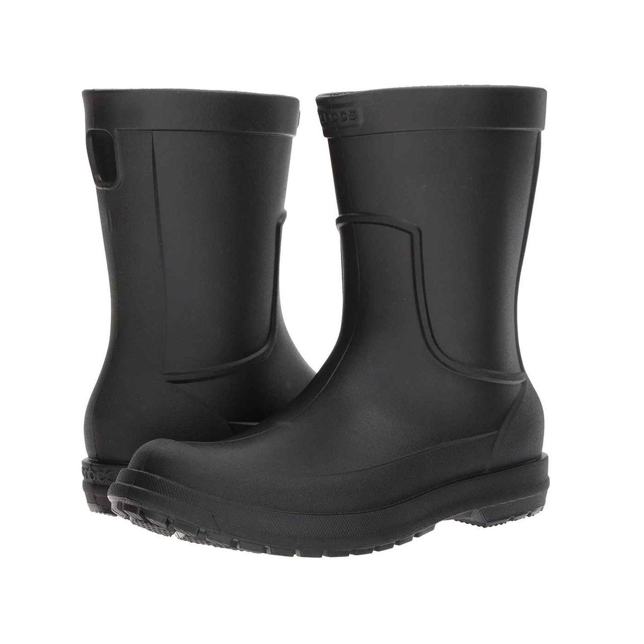 Сапоги Crocs Wellie Rain Boot черные мужские