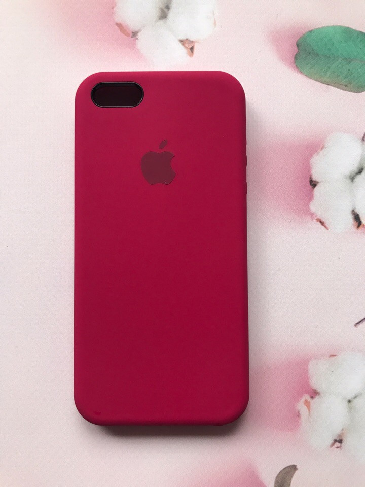 

Силиконовый чехол Silicone Case для iPhone 5/5s Бордовый (11294)