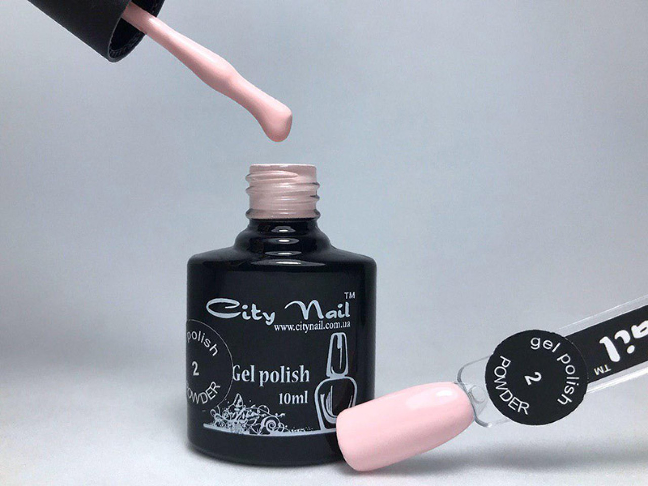 

Гель-лак для ногтей ТМ "City Nail" Powder №2 розовый пастельный, 10 мл, Бежевый