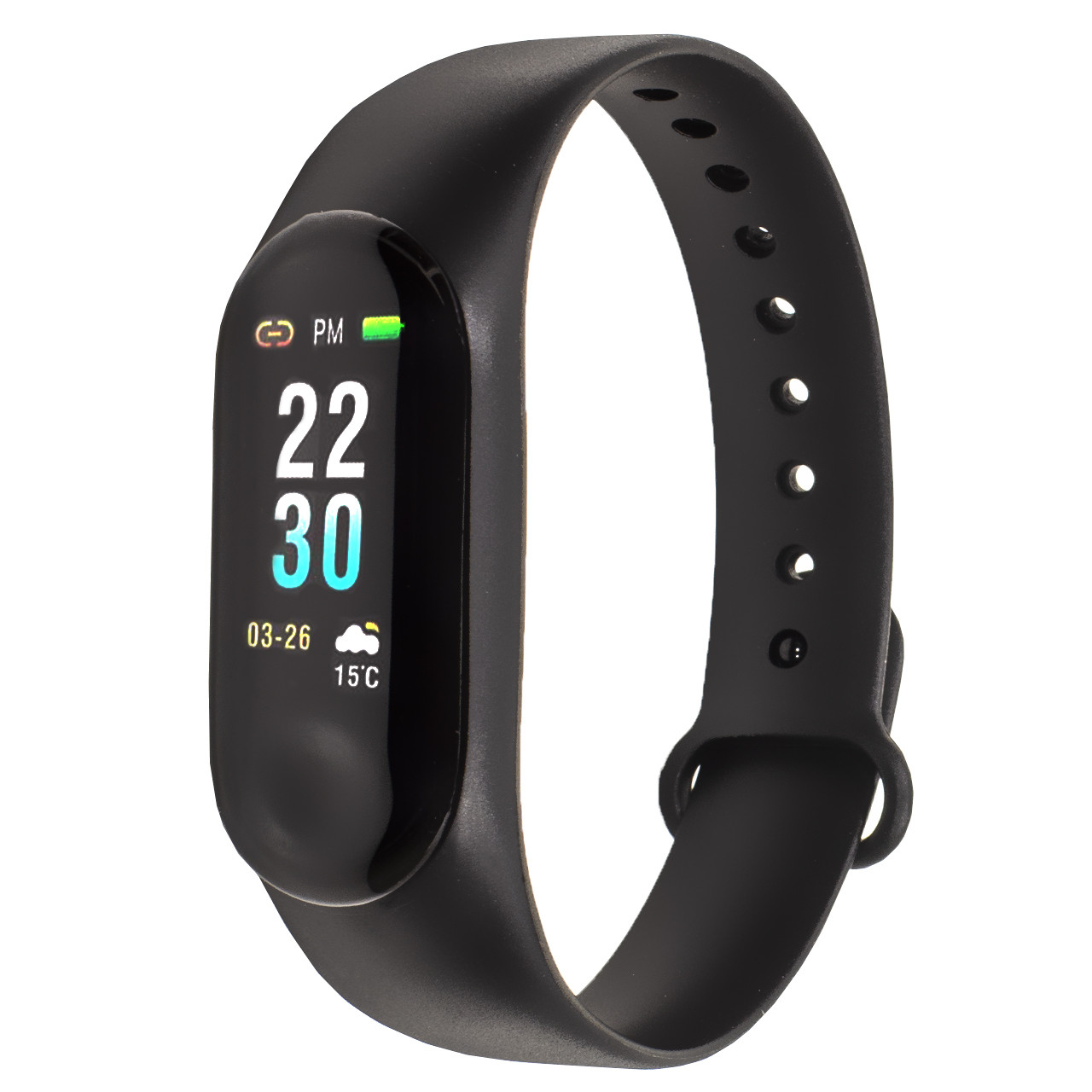 

Фитнес браслет Smart Band M3 Plus Black (2804-8594a)