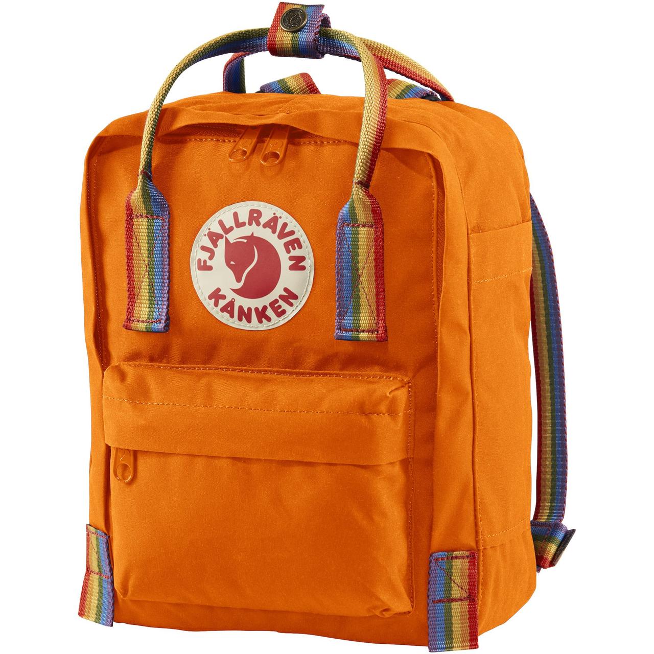 

Городской рюкзак Fjallraven Kanken Rainbow Mini, Оранжевый