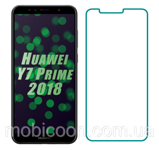 

Защитное стекло на Huawei Y7 / Y7 Prime (2018) прозрачное (хуавей ю7)