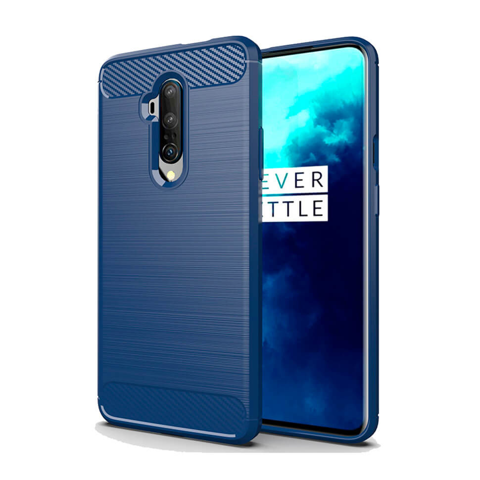 

Чехол Lenuo Carbon Fiber для OnePlus 7T Pro Navy Blue, Синий