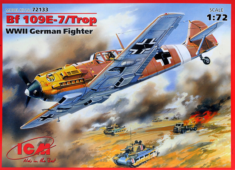 

Немецкий истребитель Messerchmitt Bf-109 E7/Trop