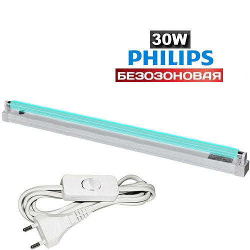 Бактерицидная УФ-лампа безозоновая ОБП 1-30 Philips, цена 1290 грн -  Prom.ua (ID#1170312606)