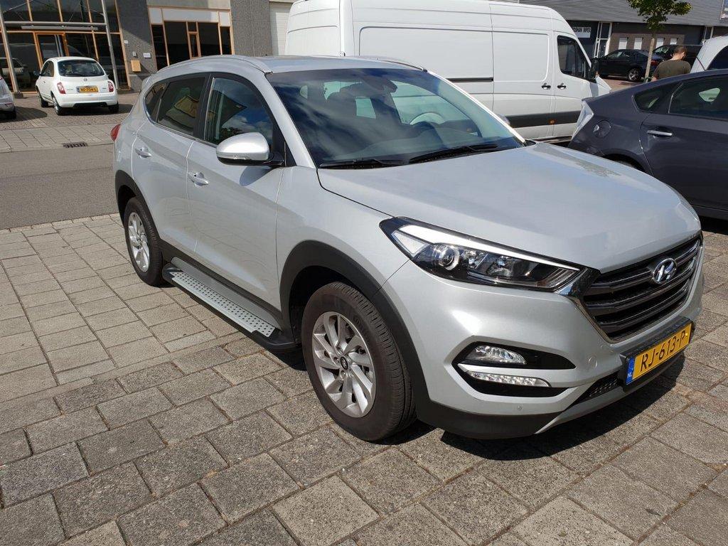 

Hyundai Tucson TL 2016↗ гг. Боковые площадки Allmond Grey (2 шт., алюминий)