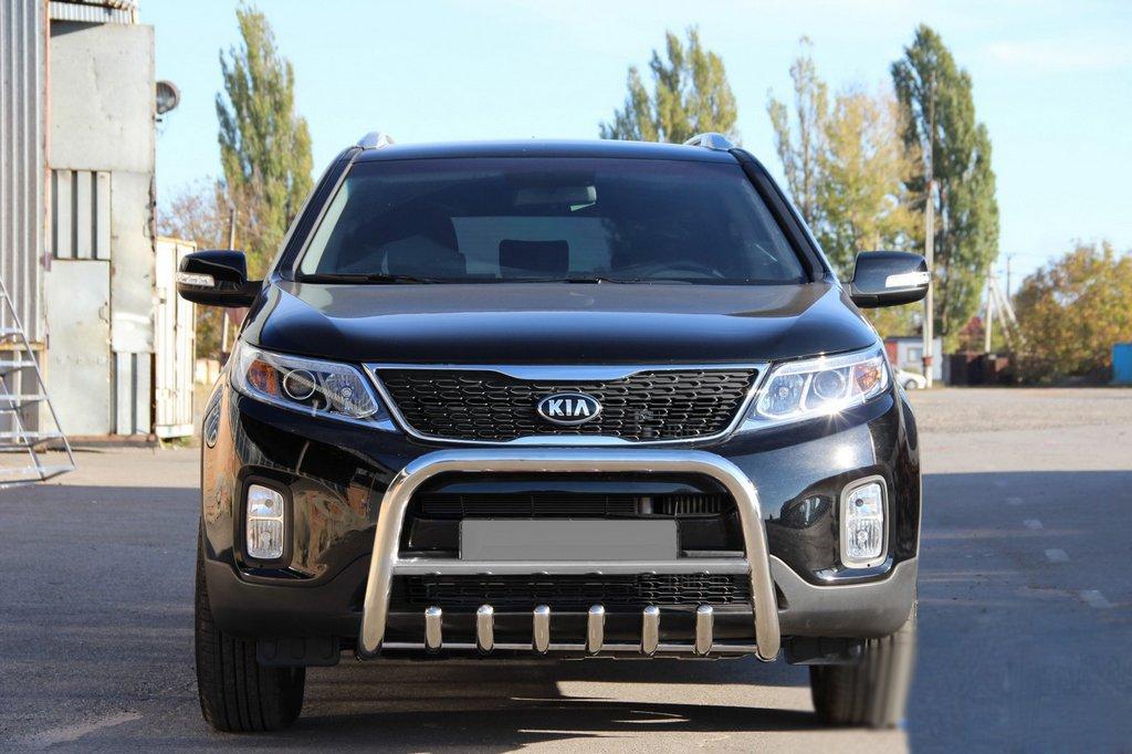 

Kia Sorento XM 2009-2014 гг. Кенгурятник WT021 (нерж.)