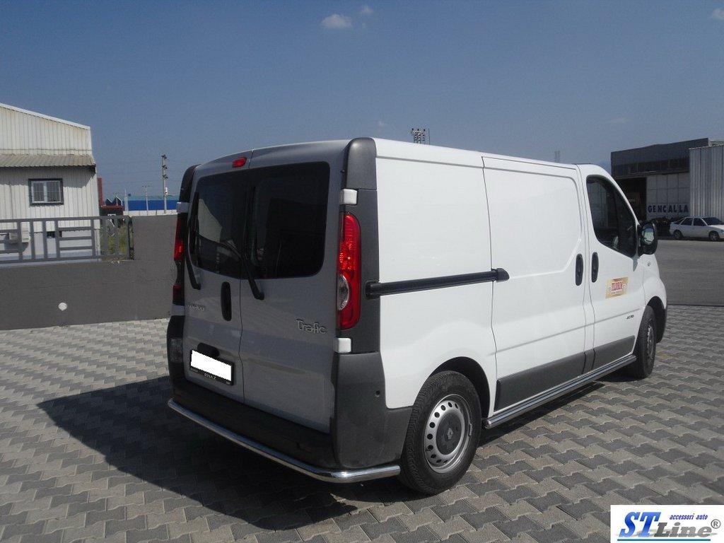 

Nissan Primastar 2002-2014 гг. Задняя защита AK005 (нерж)