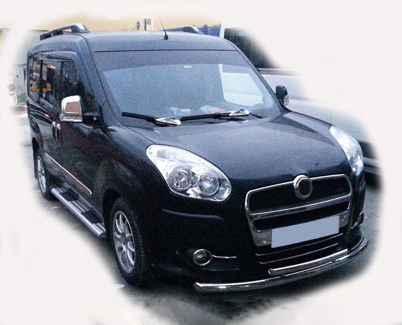 

Opel Combo 2012-2018 гг. Передняя защита ST014 (нерж.) 60/60 мм