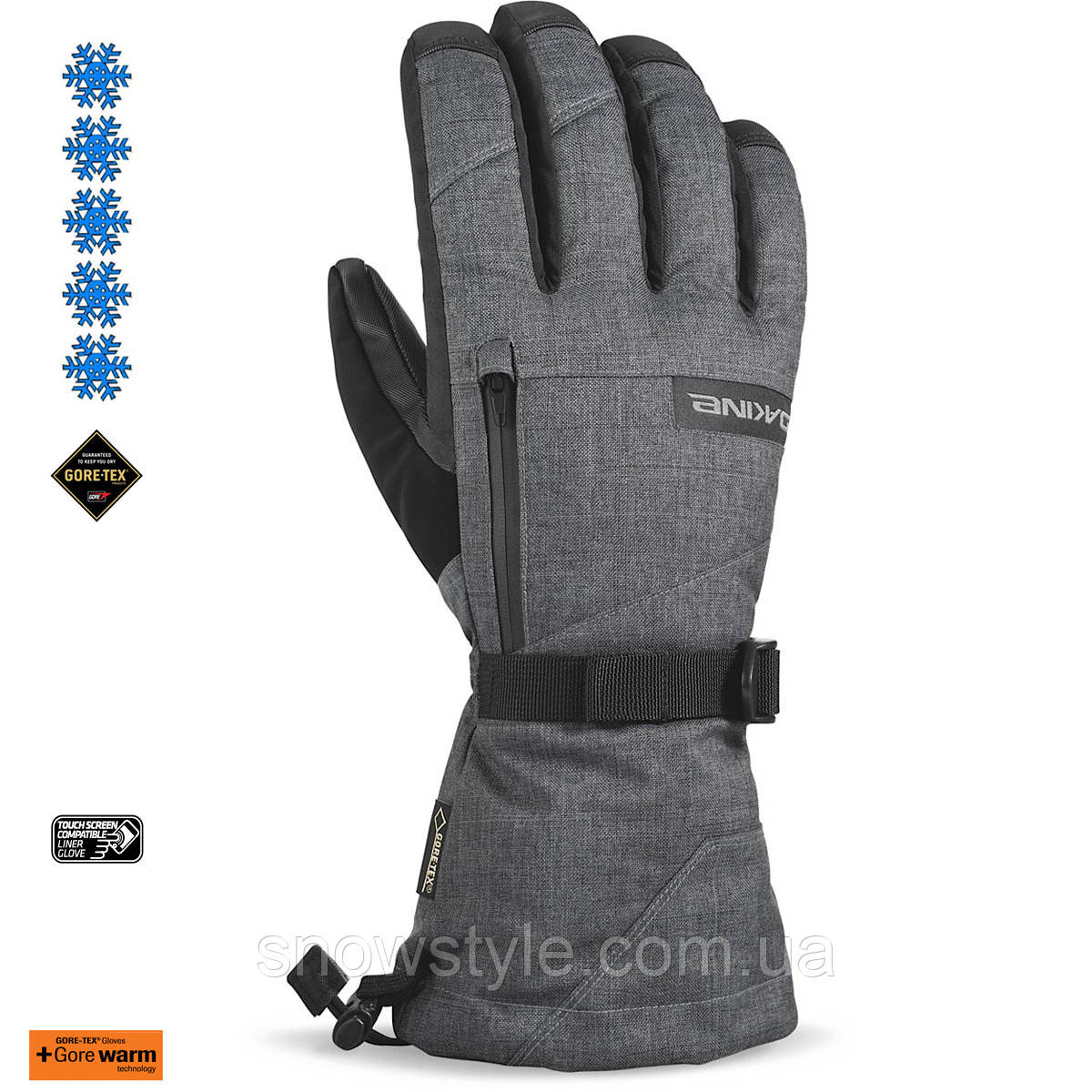 

Перчатки Dakine Titan GORE-TEX Glove Men' Carbon Small