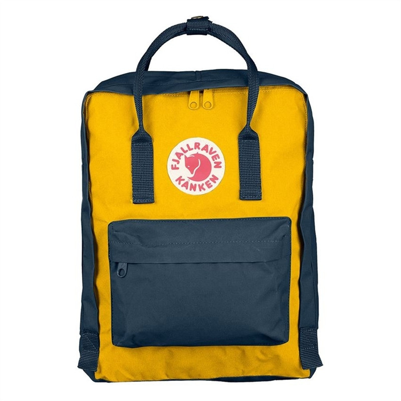 

Рюкзак Kanken Fjallraven Classic 16л унисекс Жёлто - синий