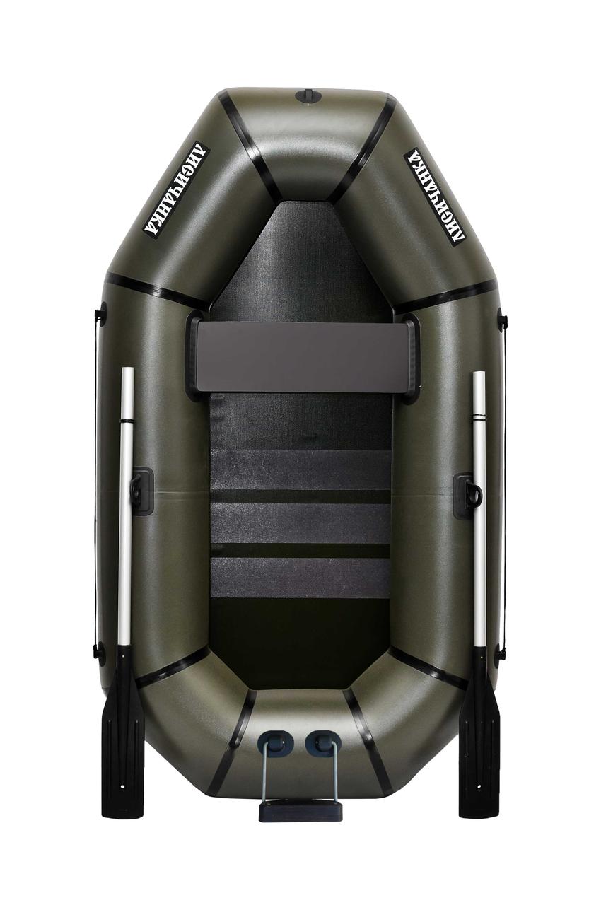Човен надувний ПВХ Лисичанка F210CT полутораместная з настилом і транцем