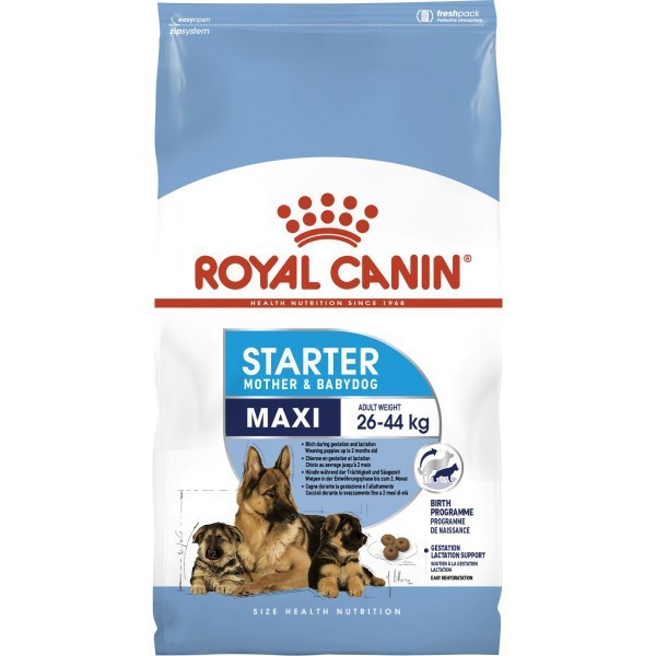 

Сухой корм Royal Canin Maxi Starter для собак в период беременности и щенков крупных пород до 2 месяцев 4 кг