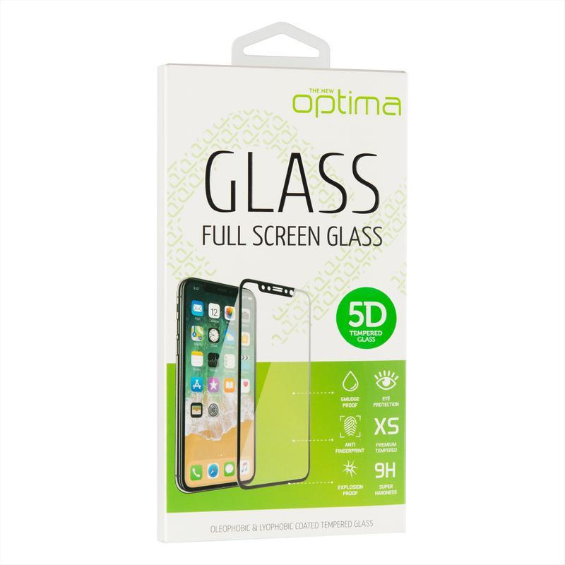 

Защитное стекло Optima 5D for iPhone 6 Black полное покрытие и проклейка экрана телефона, Черный