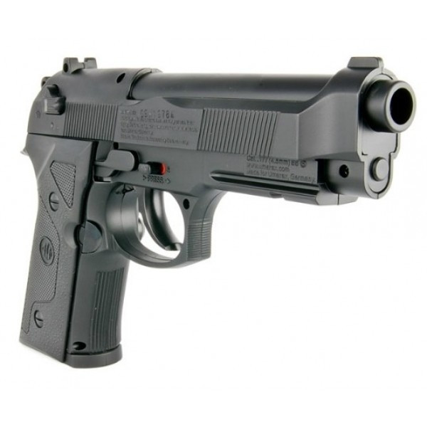 Umarex Beretta Elite 2 із зімкнутими накладками на рукоять і витягнутим магазином 