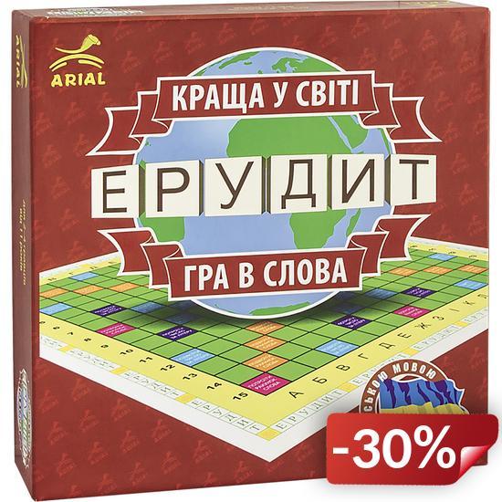 

Настольная игра Arial Эрудит укр (nwj.910107)