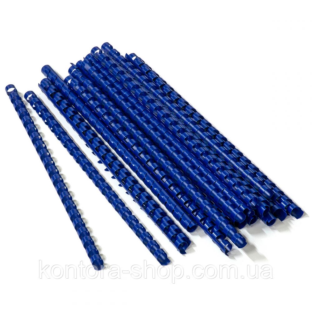 Пружины пластиковые 6 мм синие (100 штук)