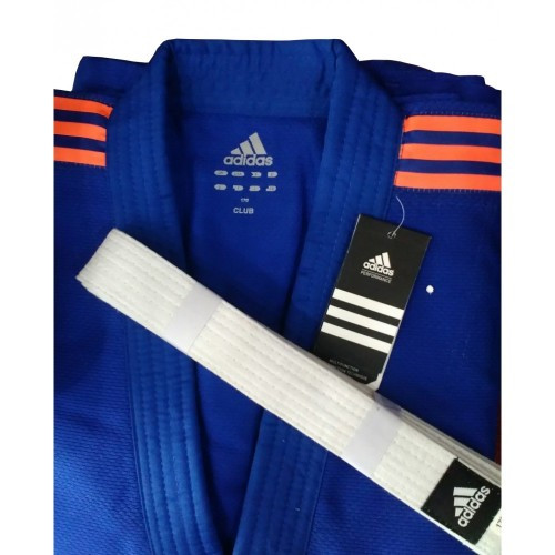 

Кимоно Adidas серии ''Club'' (синий/оранжевые полосы, J350BP