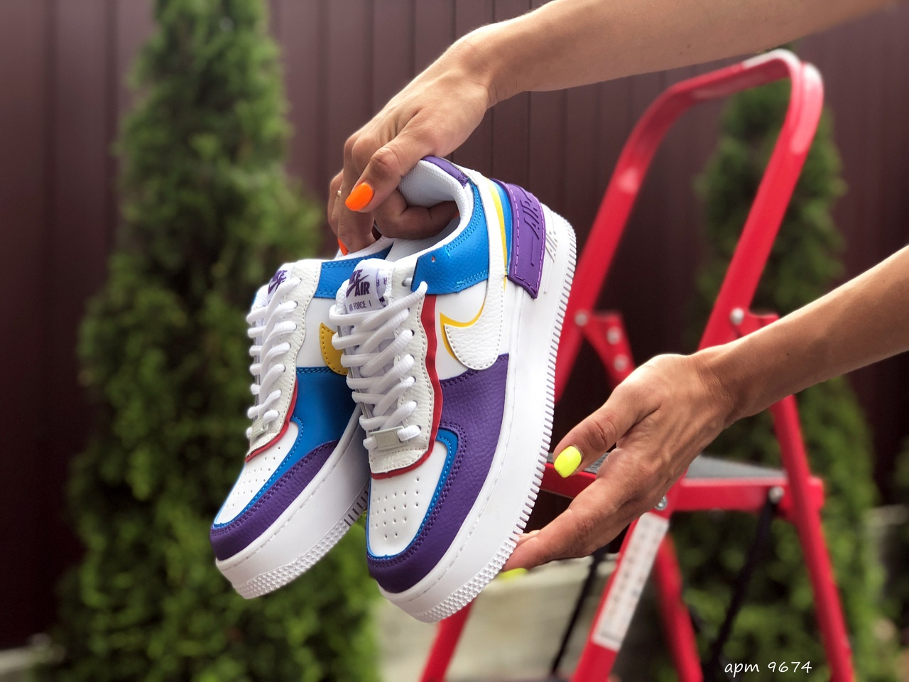 

Кроссовки Nike Air Force 1 Shadow белые с фиолетовым 38, Белый