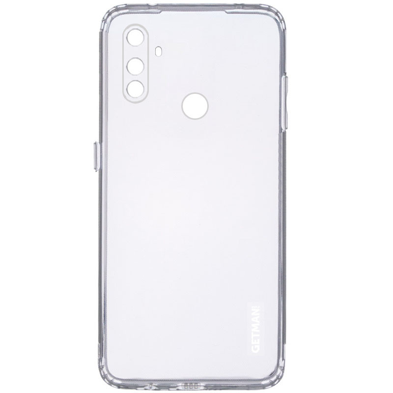 

TPU чехол GETMAN Clear 1,0 mm для Realme C3, Прозрачный