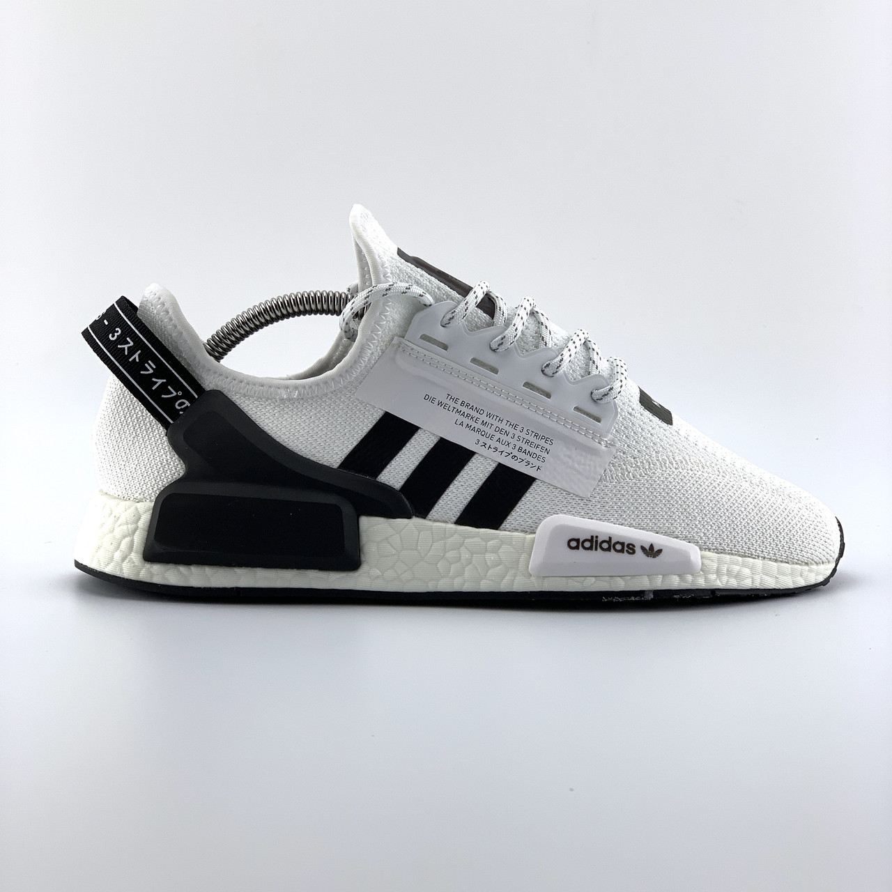 

Кроссовки мужские Adidas NMD белые, АдиДас НМД, код SH-1165 44