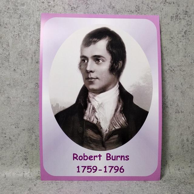 Портреты английских поэтов и писателей Robert Burns
