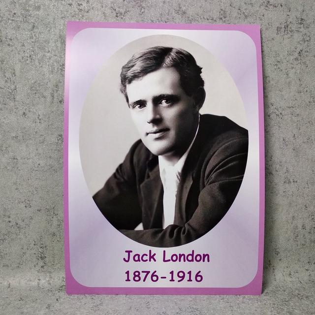 Портреты английских поэтов и писателей Джек Лондон 25х33 см