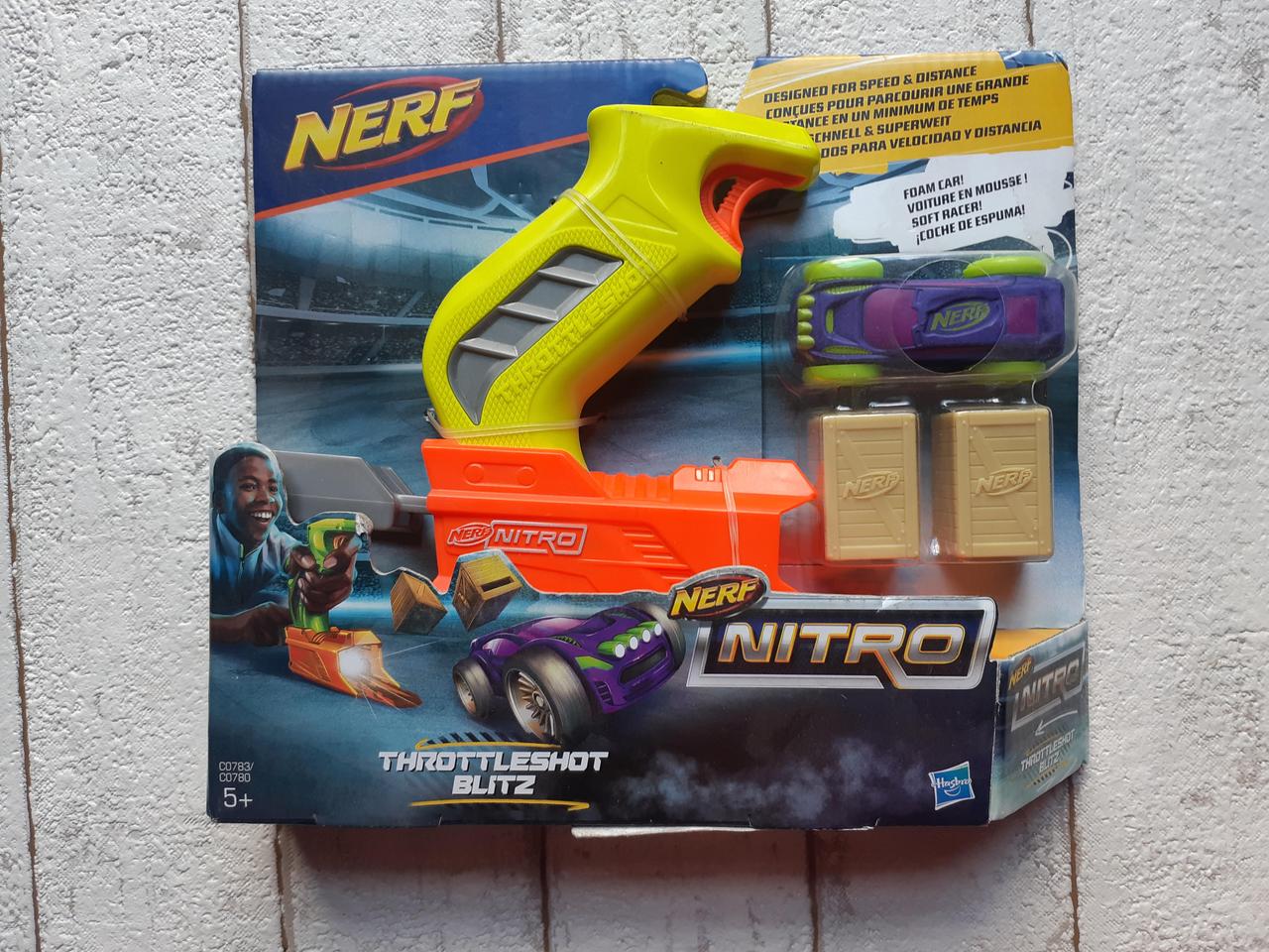 

Набор Nerf Nitro Пусковое устройство и машинка с жёлтой рукояткой Hasbro C0780 C0783