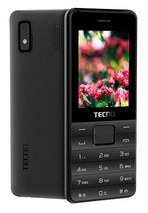 Мобільний телефон TECNO T372 Triple SIM Black, фото 2