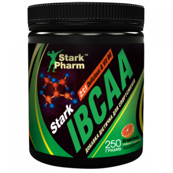 

БЦАА Stark Pharm Stark IBCAA 2-1-1/Vit B6 (250 г) Grapefruit старк фарм