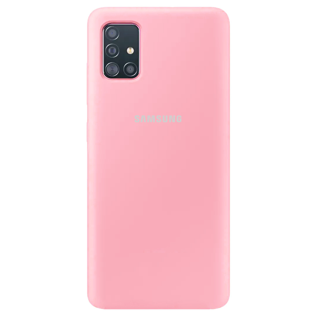 

Чехол Silicone Cover Full Protective (AA) для Samsung Galaxy A51 Розовый / Pink