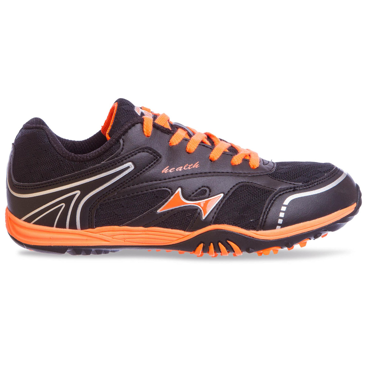 

Кроссовки Health 1100-3 размер 37-45 черный-оранжевый 40