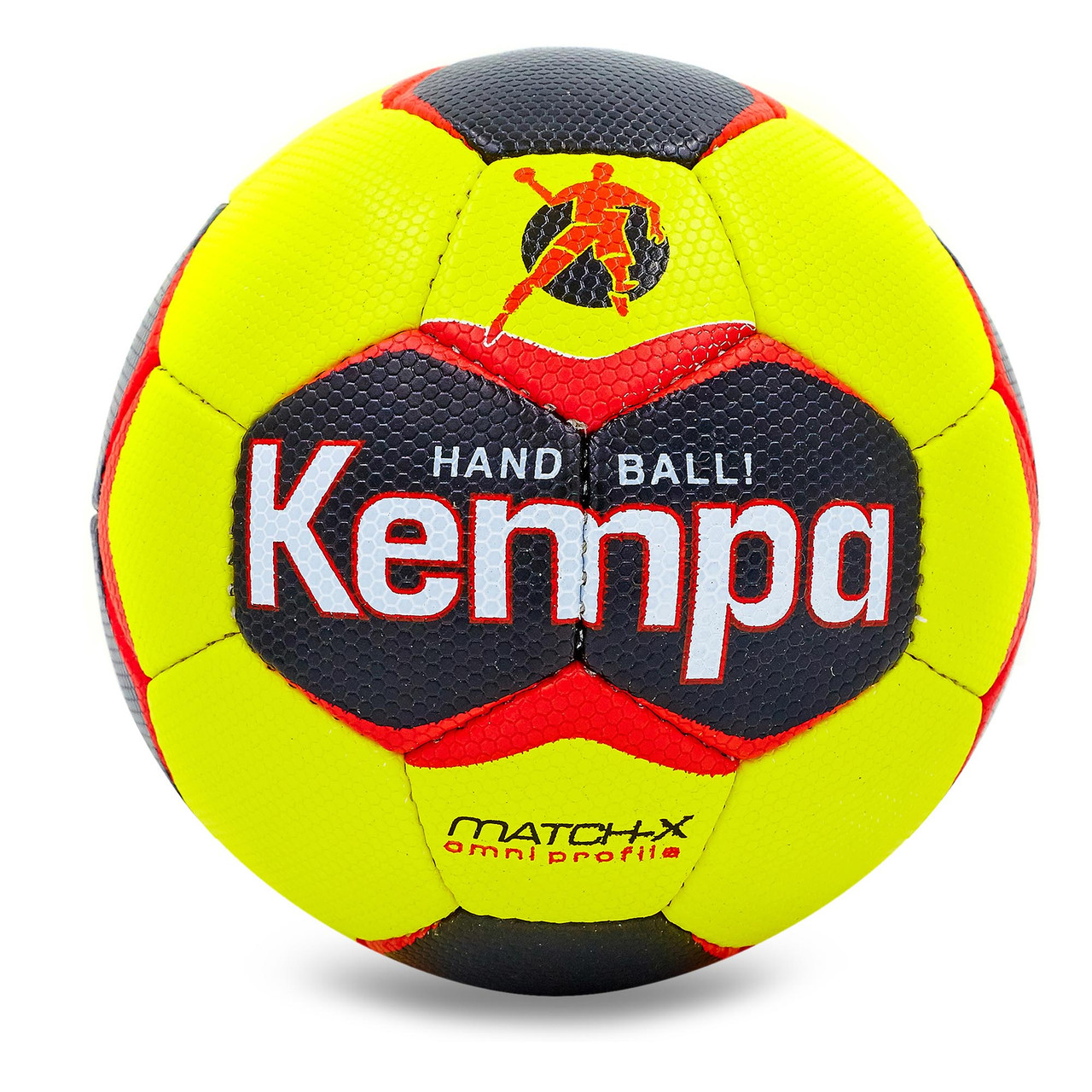 

Мяч для гандбола KEMPA, BALLONSTAR HB-5408-2 (PU, р-р 2, сшит вручную, желтый-черный)