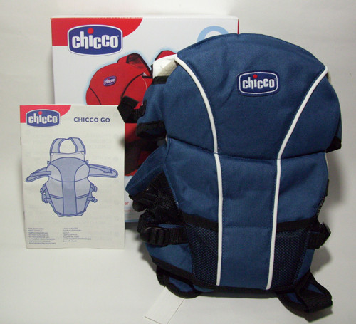 

Эрго рюкзак-кенгуру Chicco GO BABY Синий (878516397)