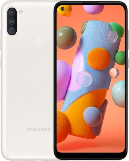 

Samsung SM-A115F Galaxy A11 DS White 6,4" 2-32Gb 4000мач, сканер пальца, камера в экране смартфон самсунг а11