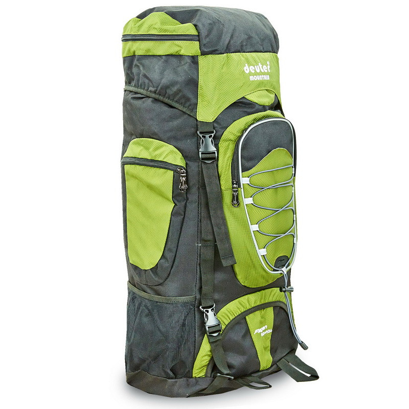 

Рюкзак туристический бескаркасный DEUTER V=60+10л 517-D Оливково-черный