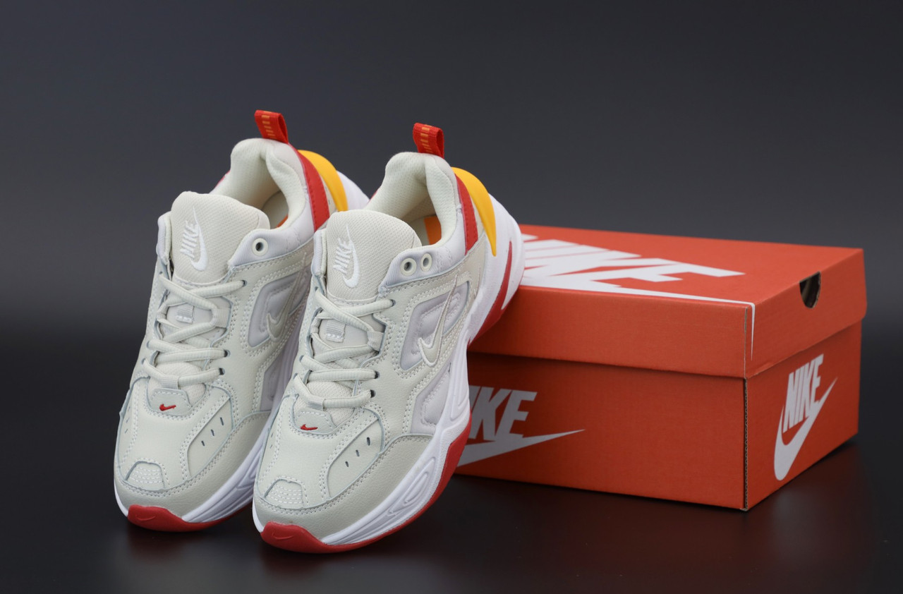 

Кроссовки женские Nike M2K Tekno бежевые, Найк М2К Техно, натуральная кожа, прошиты. Код KD-12141 да, да, да, да, 39