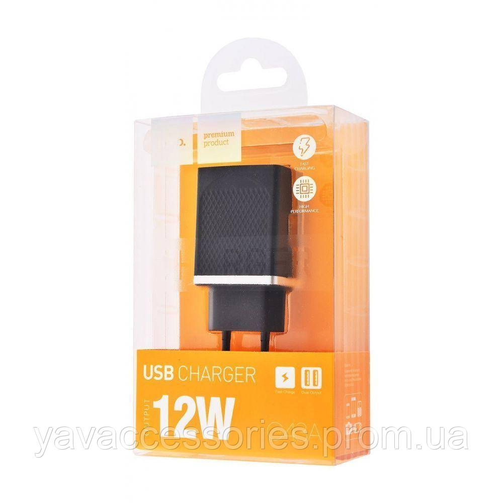 

СЗУ Hoco C43A Vast 2.4A 2USB black