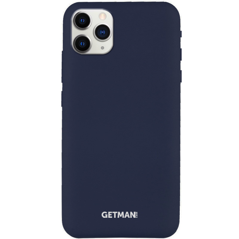 

Чехол Silicone Case GETMAN for Magnet для Apple iPhone 11 Pro (5.8"), Синий / gray cobalt