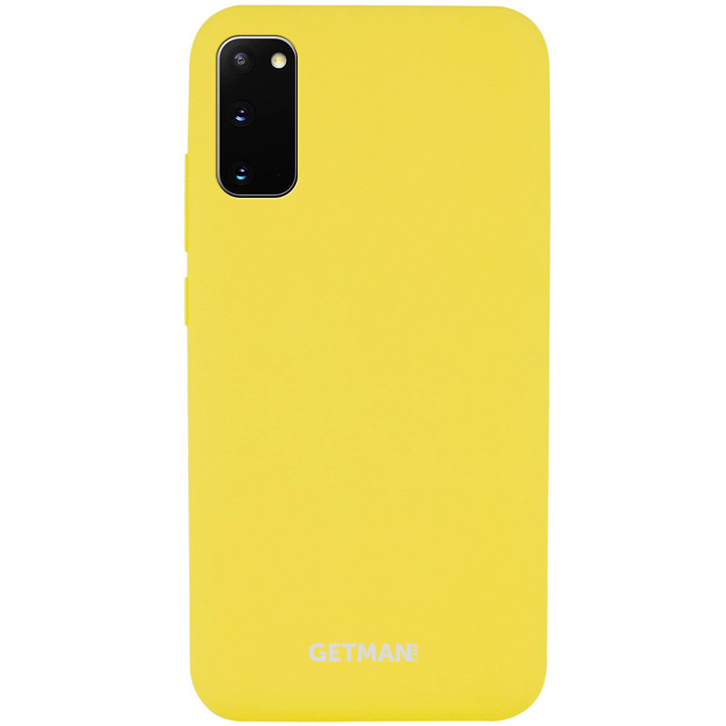 

Чехол Silicone Cover GETMAN for Magnet для Samsung Galaxy S20