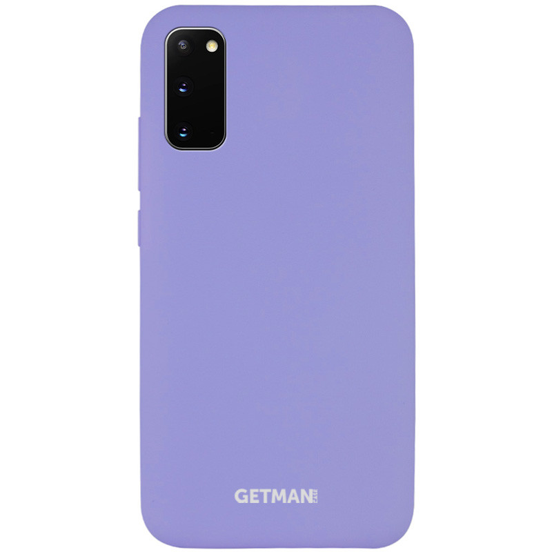 

Чехол Silicone Cover GETMAN for Magnet для Samsung Galaxy S20