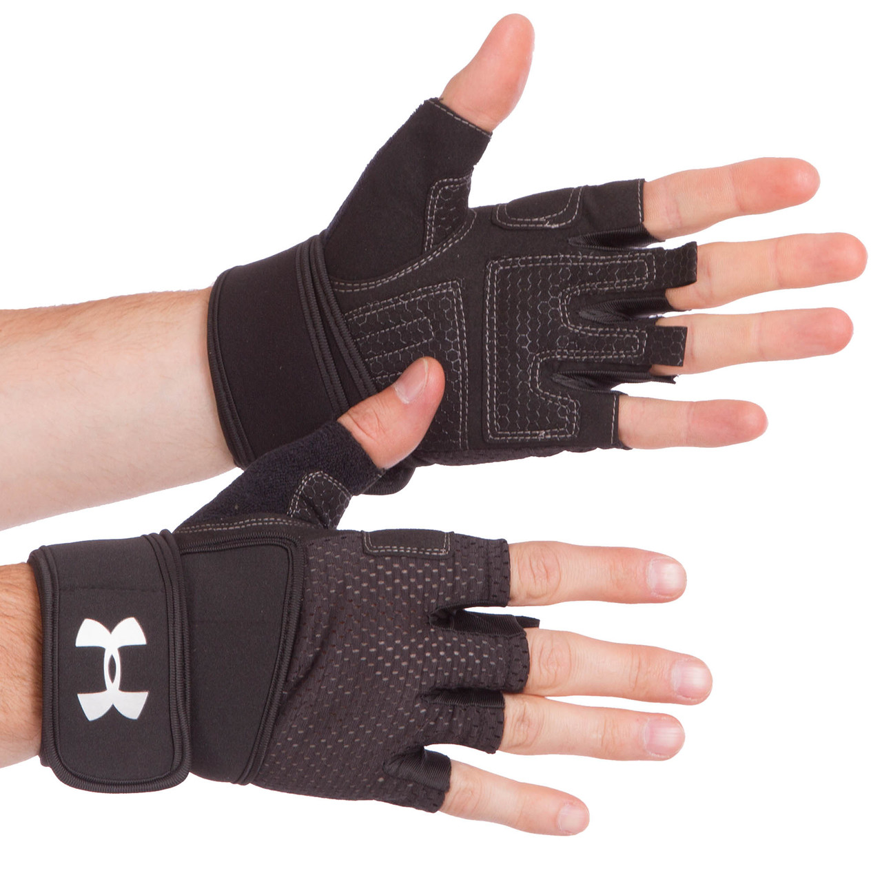 

Перчатки атлетические с фиксатором запястья UNDER ARMOUR ВС-859-BK