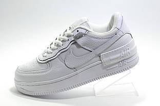Белые кроссовки в стиле Nike Air Force 1 Shadow Mystic, White (Унисекс)