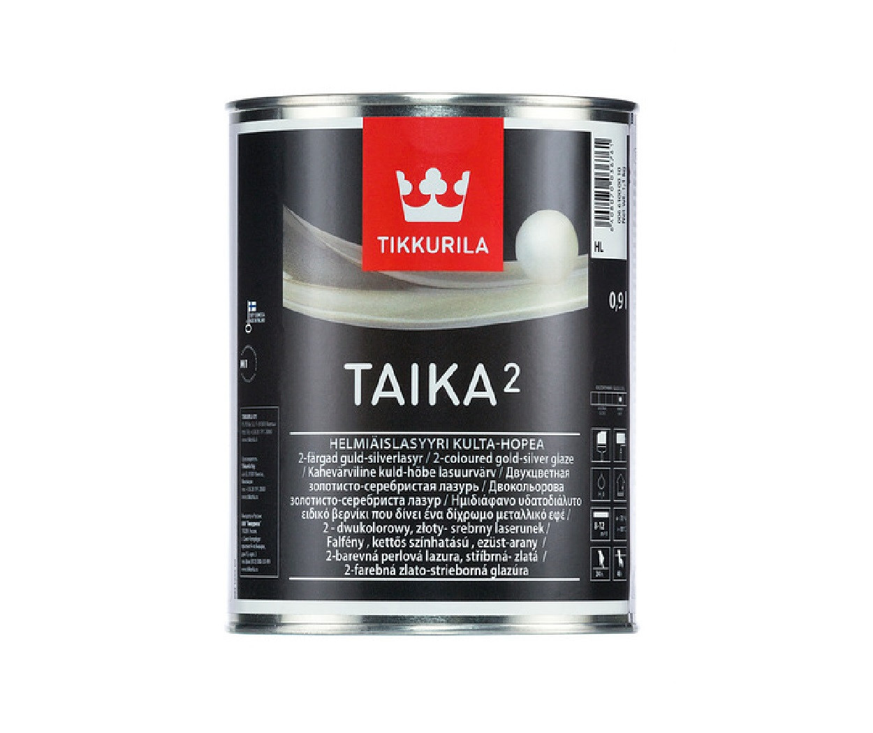 

Лазурь перламутр TIKKURILA TAIKA LASUR, золотисто-серебристый, 1л