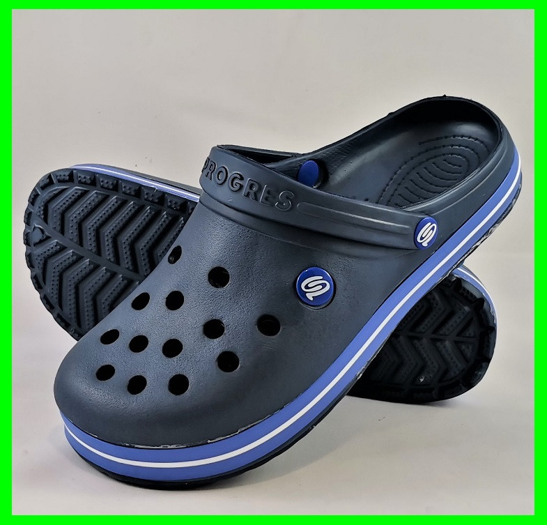 

Мужские Тапочки CROCS Синие Кроксы Шлёпки (размеры: 41,42,44,45)