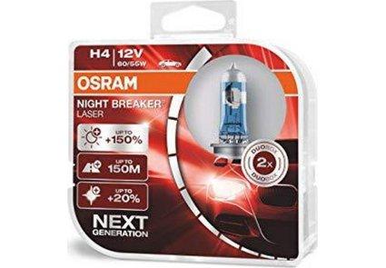 

Комплект галогенных ламп OSRAM Night Breaker LASER NG 64193NL-HCB H4 60/55W 12V P43T