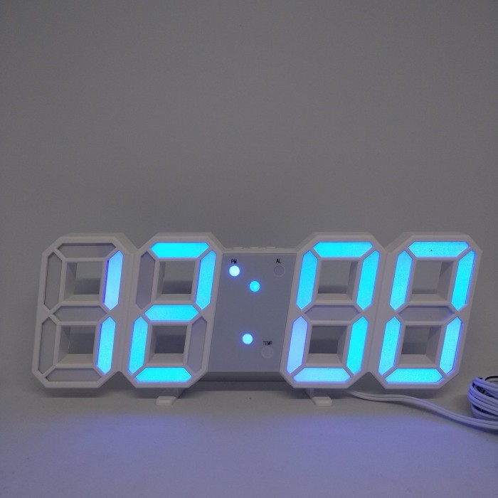 Электронные настольные LED часы с будильником и термометром LY 1089 беНет в наличии